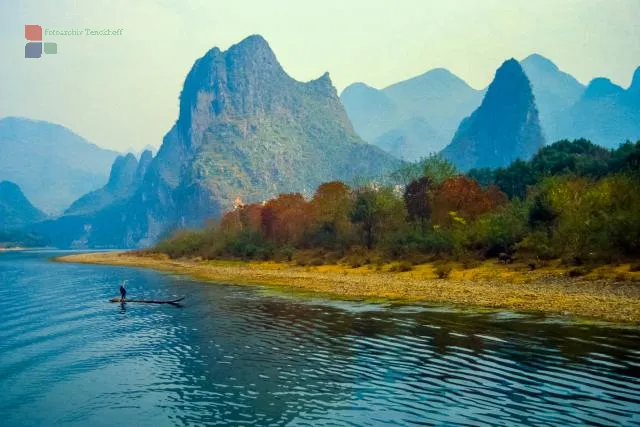 Die Karstlandschaften am Li-Fluss bei Guilin