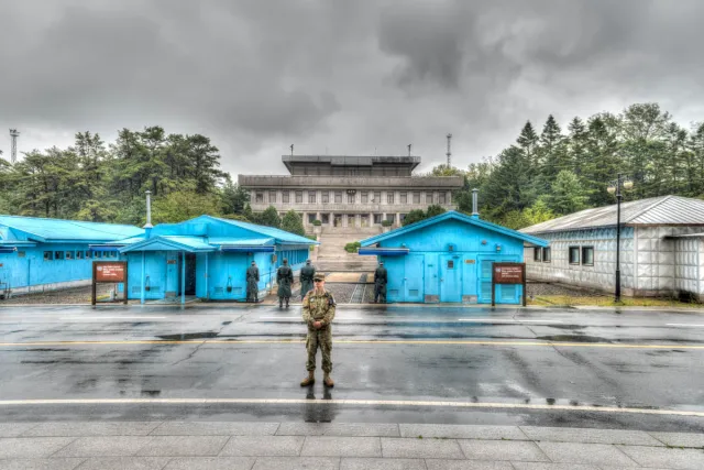 The blue pavilion