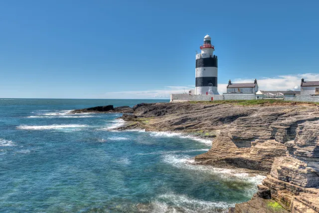 The lighthouse at Hook Head near Churchtown