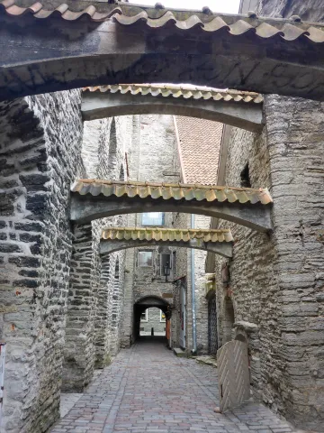 In the alleys of Tallinn