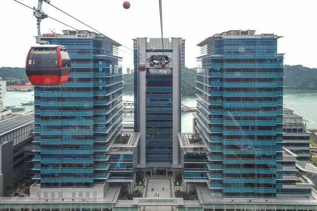 Seilbahn nach Sentosa Island