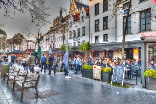 Cafes around the city center