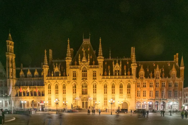 Historium, Provincial Court and Post Office at the Great Market in Bruges Post Office