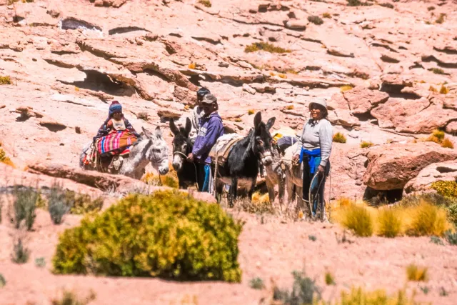 Einheimische bei San Pedro de Atacama