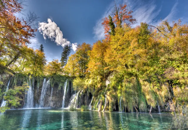 The Plitvice Lakes