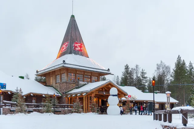 Santa's village on the Arctic Circle in Rovaniemi