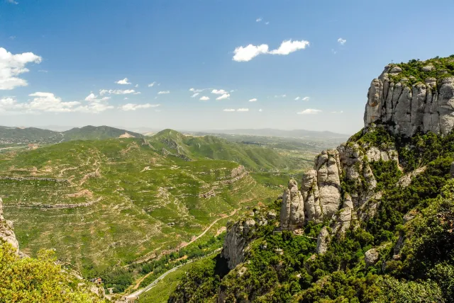 The distant view from the monastery