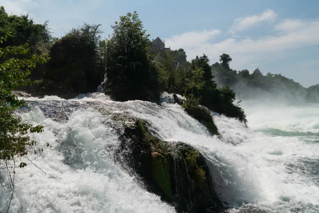 The Rhine Falls near Schaffhausen