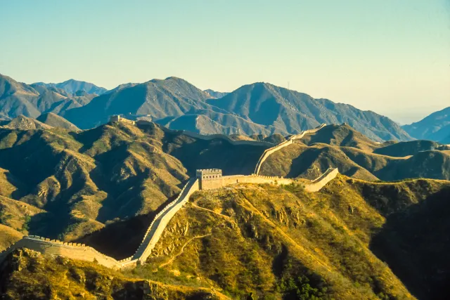 The Great Wall in northern China