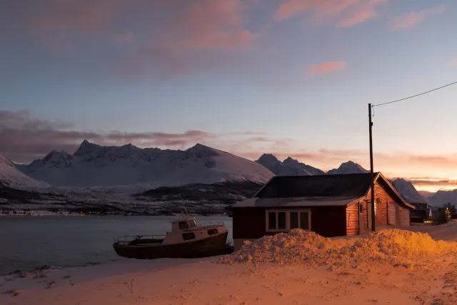 Motive am Lyngenfjord