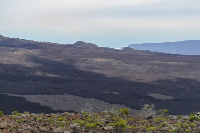 Plain des Sable - the approach to the Piton de la Fournaise