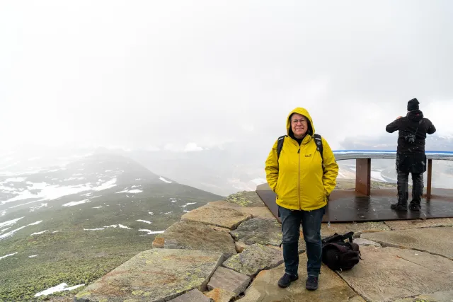 Aussichten und Gebäude auf dem Gaustatoppen