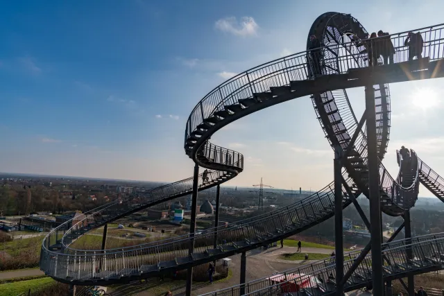 Tiger and Turtle by day on the Heinrich-Hildebrand-Höhe in Duisburg