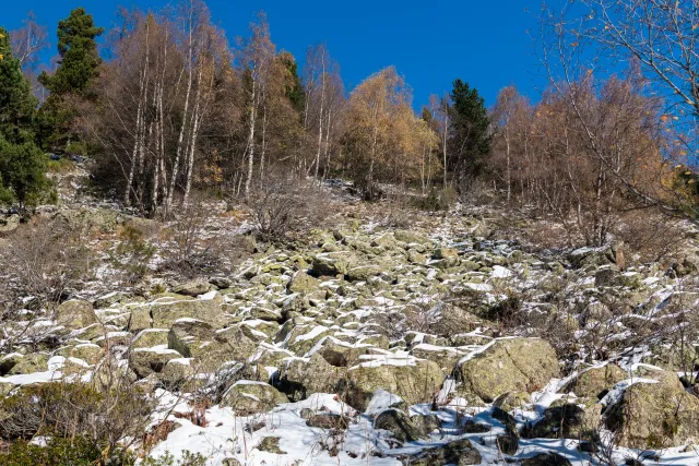 Hiking in the mountains of Andorra