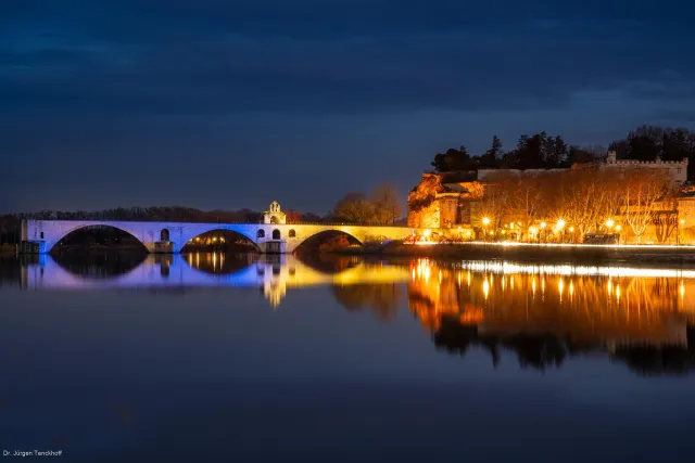 Pont Saint-Bénézet from the 15th century folk song "Sur le pont d'Avignon".