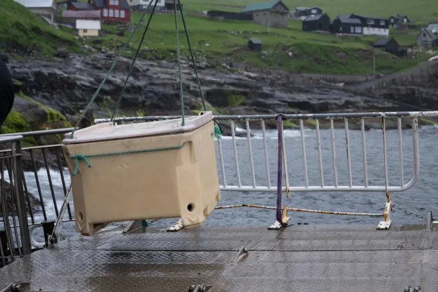 Arrival in Hattarvik on the island of Fugloy