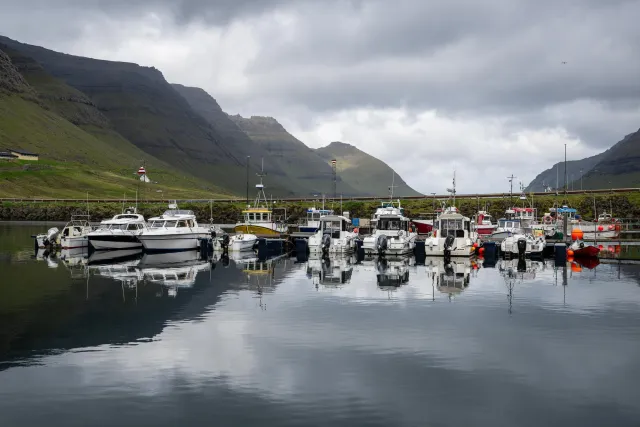 Der Hafen von Hvannasund