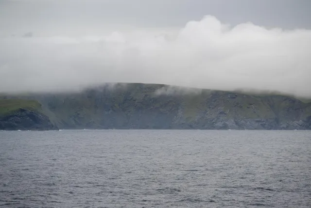 The Shetlands under clouds