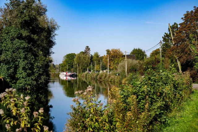 Mit dem Fahrrad entlang der Somme bei Amiens