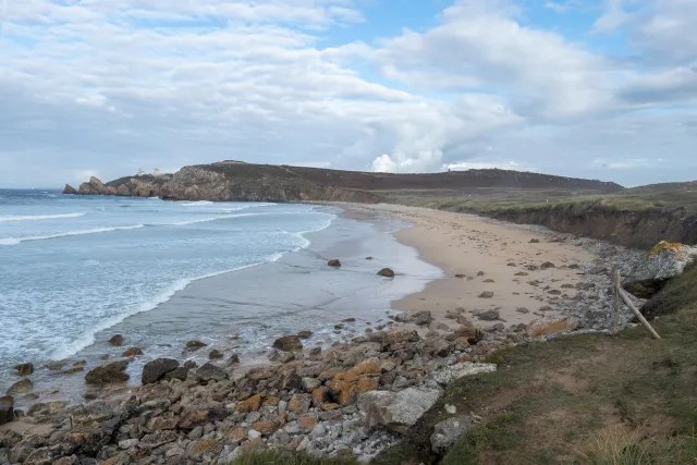 Camaret sur Mer beach on Sentier Côtier GR 34